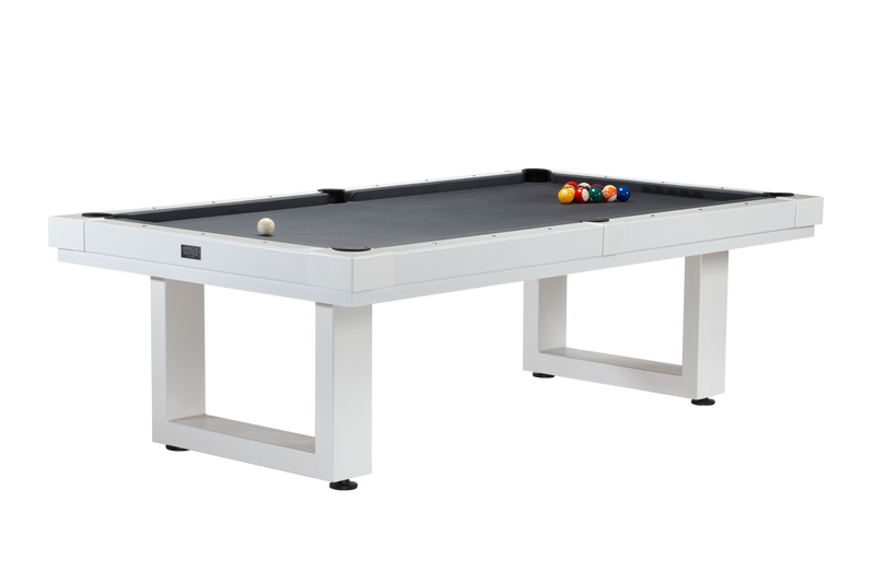 Lanai 8' Outdoor Pool Table (Pearl White)_6