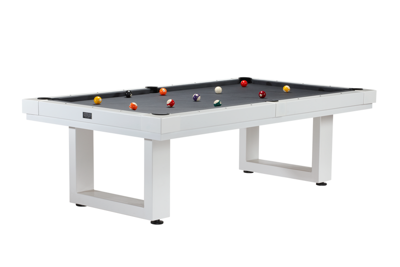 Lanai 8' Outdoor Pool Table (Pearl White)_7