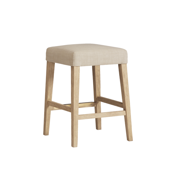 Port Royal Backless Stool (White Oak)_2