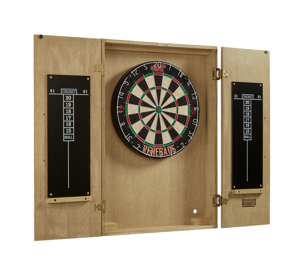 Port Royal Dartboard Cabinet (White Oak)_2