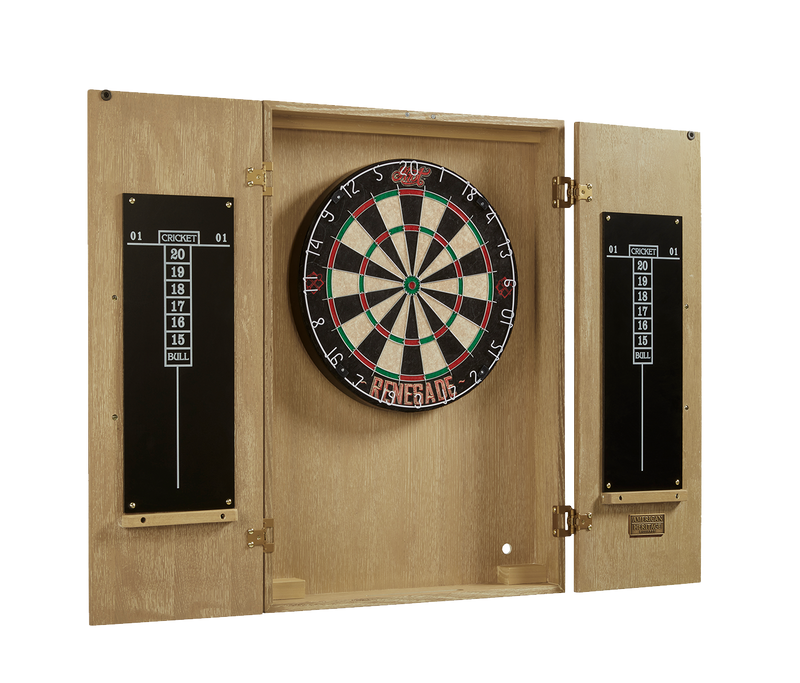 Port Royal Dartboard Cabinet (White Oak)_2