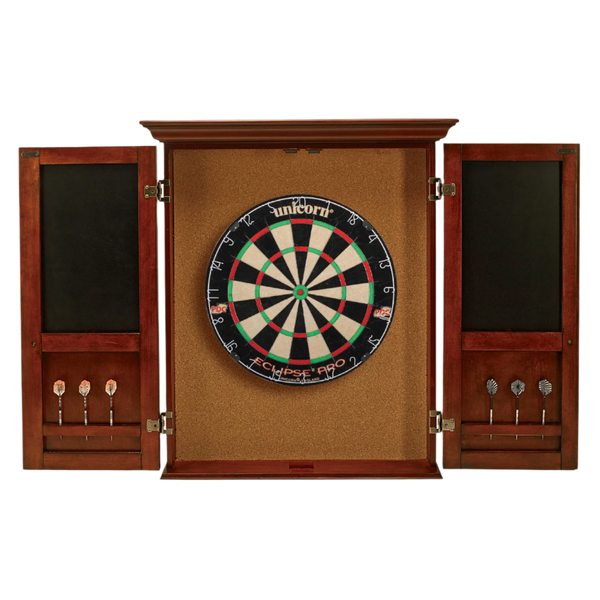 Windsor Dartboard Cabinet (Old World Mahogony)_2