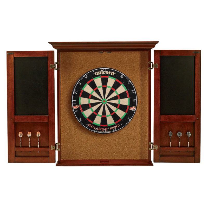 Windsor Dartboard Cabinet (Old World Mahogony)_2