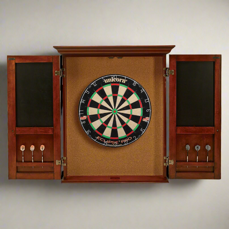 Windsor Dartboard Cabinet (Old World Mahogony)_7